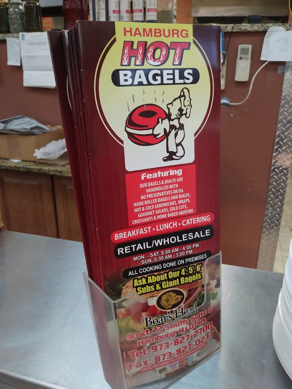 Hamburg Hot Bagels | 90 NJ-23, Hamburg, NJ 07419 | Phone: (973) 827-2700