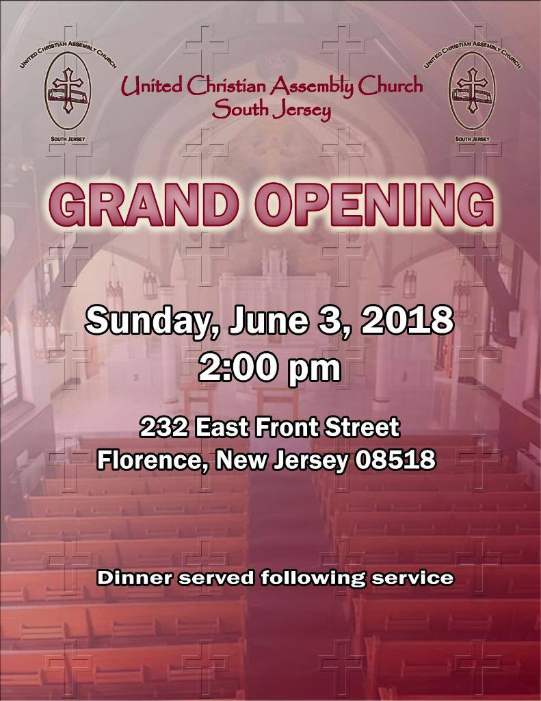 United Christian Assembly Church | 232 E Front St, Florence, NJ 08518 | Phone: (609) 705-8266