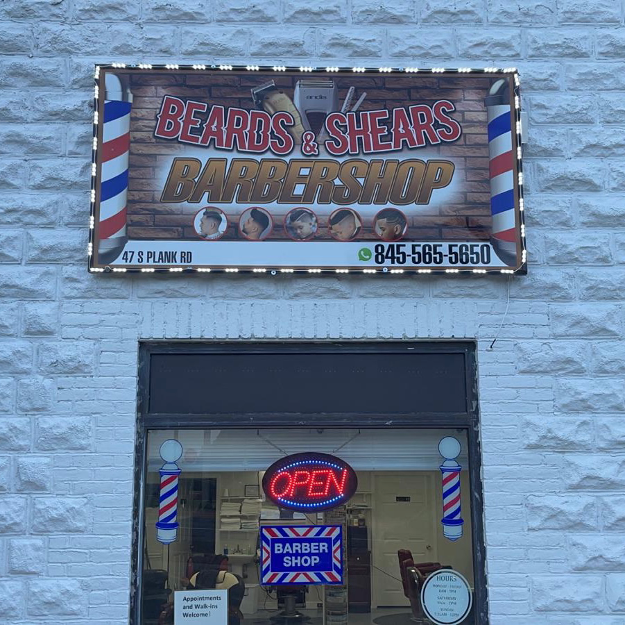 Beards & Shears Barber Shop | 47 S Plank Rd, Newburgh, NY 12550 | Phone: (845) 565-5650