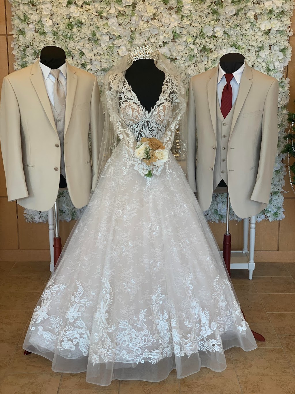 Paradise Bridals & Tuxedos | 10 Farber Dr Suite 4, Bellport, NY 11713 | Phone: (631) 654-5020