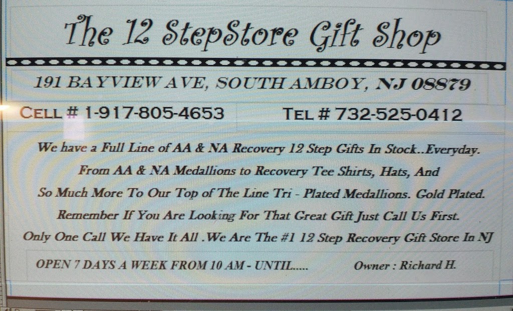 A12Stepgiftshop | 191 Bayview Ave, South Amboy, NJ 08879 | Phone: (732) 525-0412