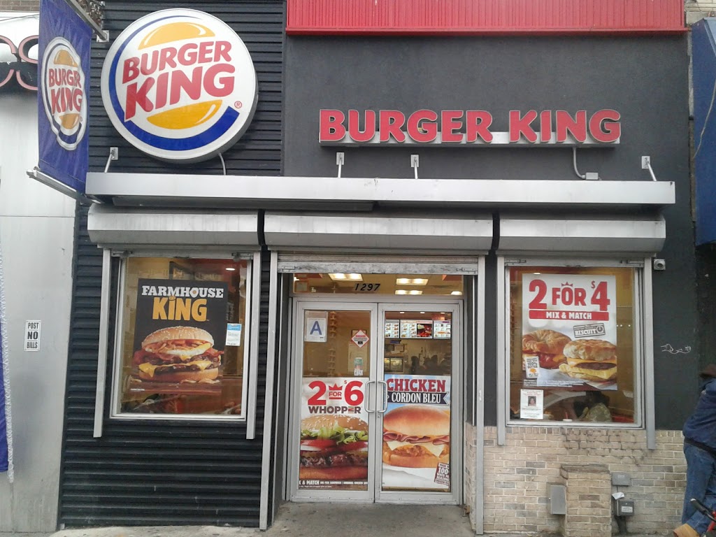 Burger King | 1297 Fulton St, Brooklyn, NY 11216 | Phone: (347) 533-9880