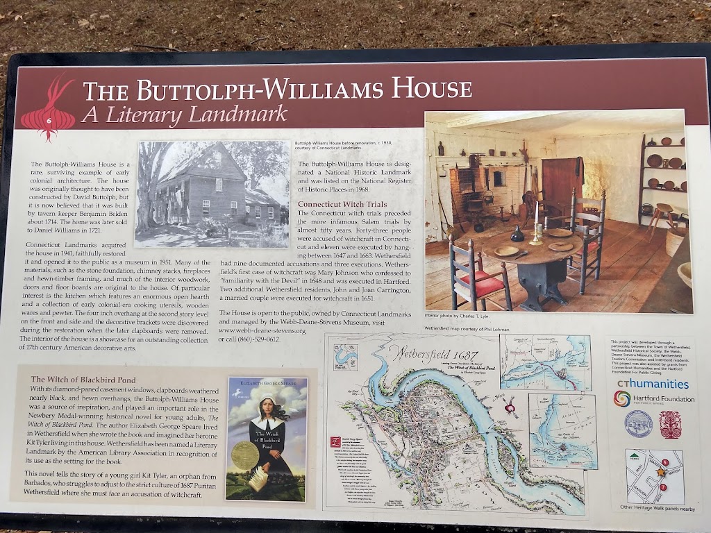 Buttolph-Williams House | 249 Broad St, Wethersfield, CT 06109 | Phone: (860) 529-0460