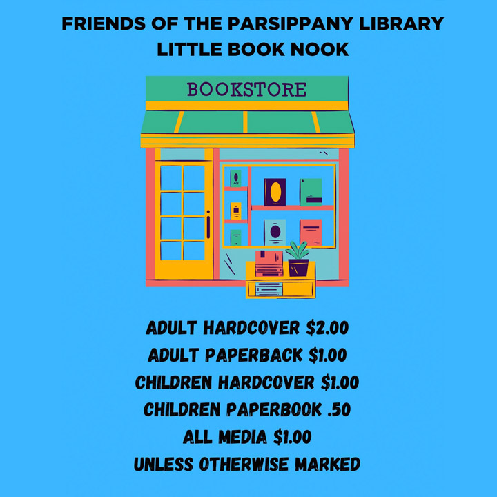 Friends of Parsippany Library - Little Nook | 449 Halsey Rd, Parsippany-Troy Hills, NJ 07054 | Phone: (973) 887-5150