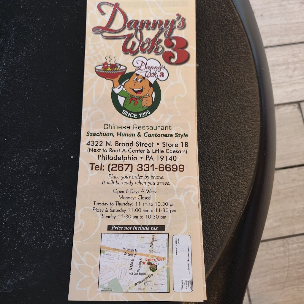 Dannys Wok | 4322 N Broad St, Philadelphia, PA 19140 | Phone: (267) 331-6699