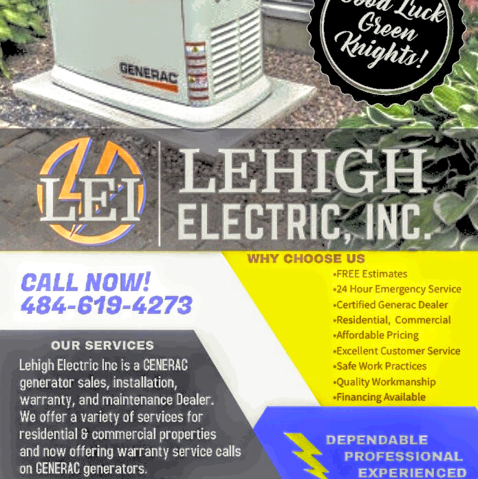 Lehigh Electric Inc | 811 Alpha Rd, Wind Gap, PA 18091 | Phone: (484) 619-4273