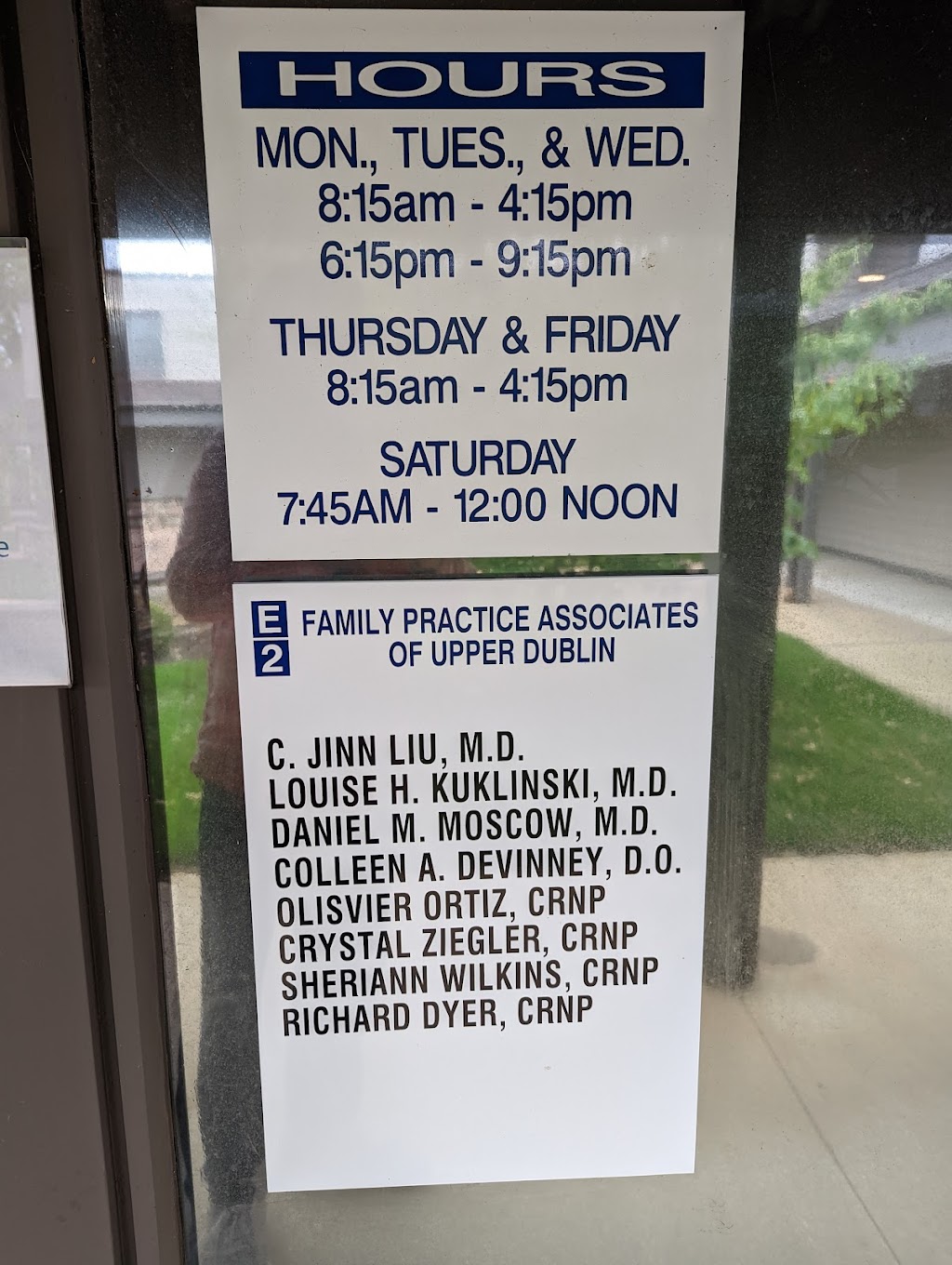 Family Practice Associates Of Upper Dublin | 1244 Fort Washington Ave e2, Fort Washington, PA 19034 | Phone: (215) 646-1686