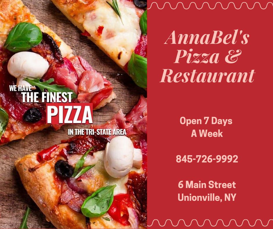 Annabels Pizza & Italian Restaurant | 6 Main St, Unionville, NY 10988 | Phone: (845) 726-9992