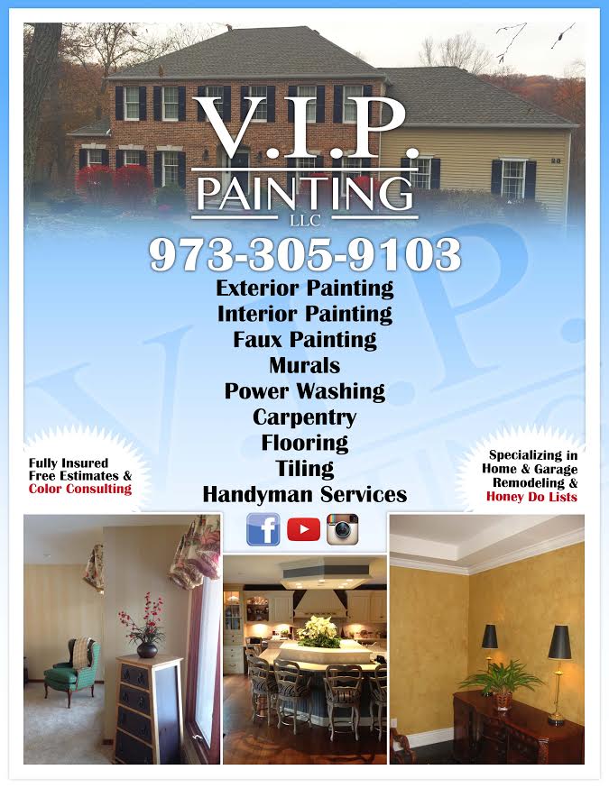 VIP Painting LLC | Wayne, NJ 07470 | Phone: (973) 305-9103