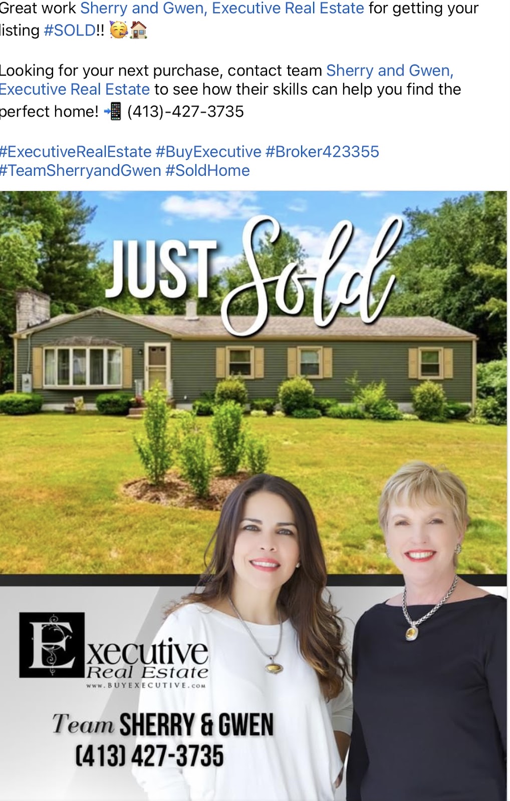 Sherry and Gwen Levine Executive Real Estate | 380 Main St, Wilbraham, MA 01095 | Phone: (413) 427-3735