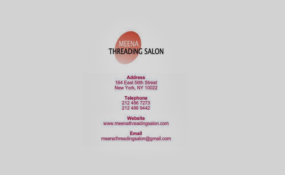Meena Threading & Waxing Center | 676 Lexington Ave, New York, NY 10022 | Phone: (212) 486-7273