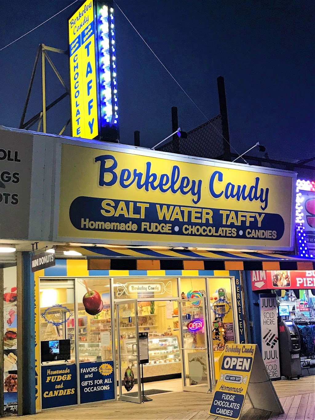 Berkeley Sweet Shop | 1205 Boardwalk, Seaside Heights, NJ 08751 | Phone: (732) 250-4230