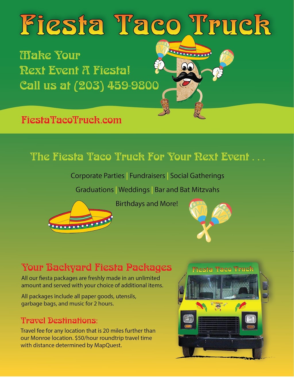 Fiesta Taco Truck | 415 Main St, Monroe, CT 06468 | Phone: (203) 951-5521