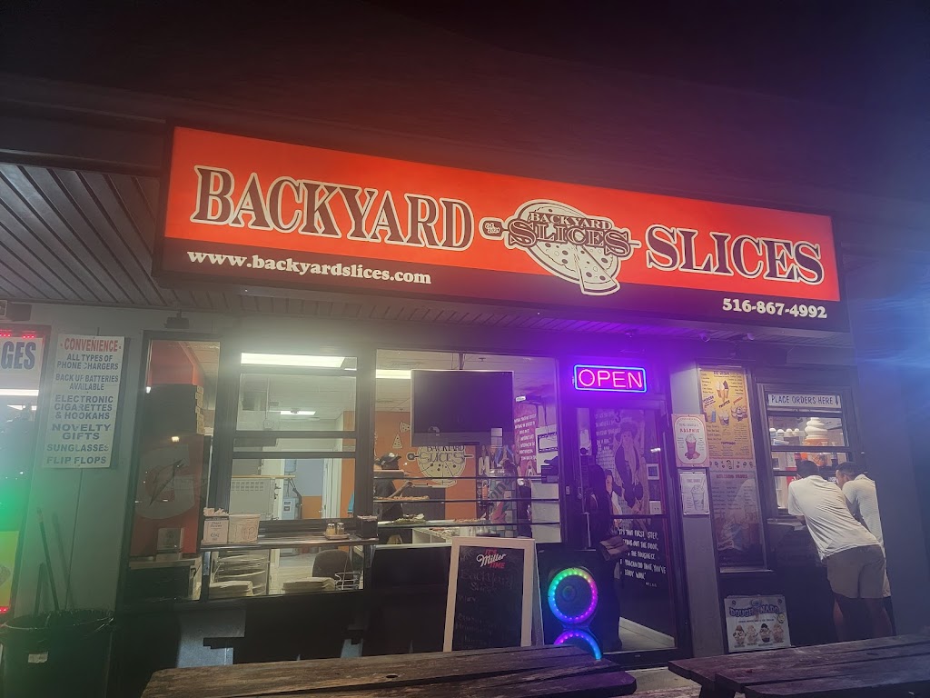 Backyard Slices | 300 Woodcleft Ave Store 3, Freeport, NY 11520 | Phone: (516) 867-4992