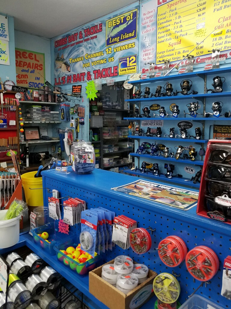 Combs Bait & Tackle | 74 Merrick Rd, Amityville, NY 11701 | Phone: (631) 264-3525