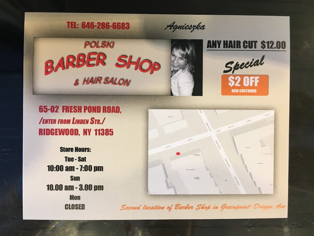 POLSKI Barber Shop | 65-02 Fresh Pond Rd, Ridgewood, NY 11385 | Phone: (646) 286-6683