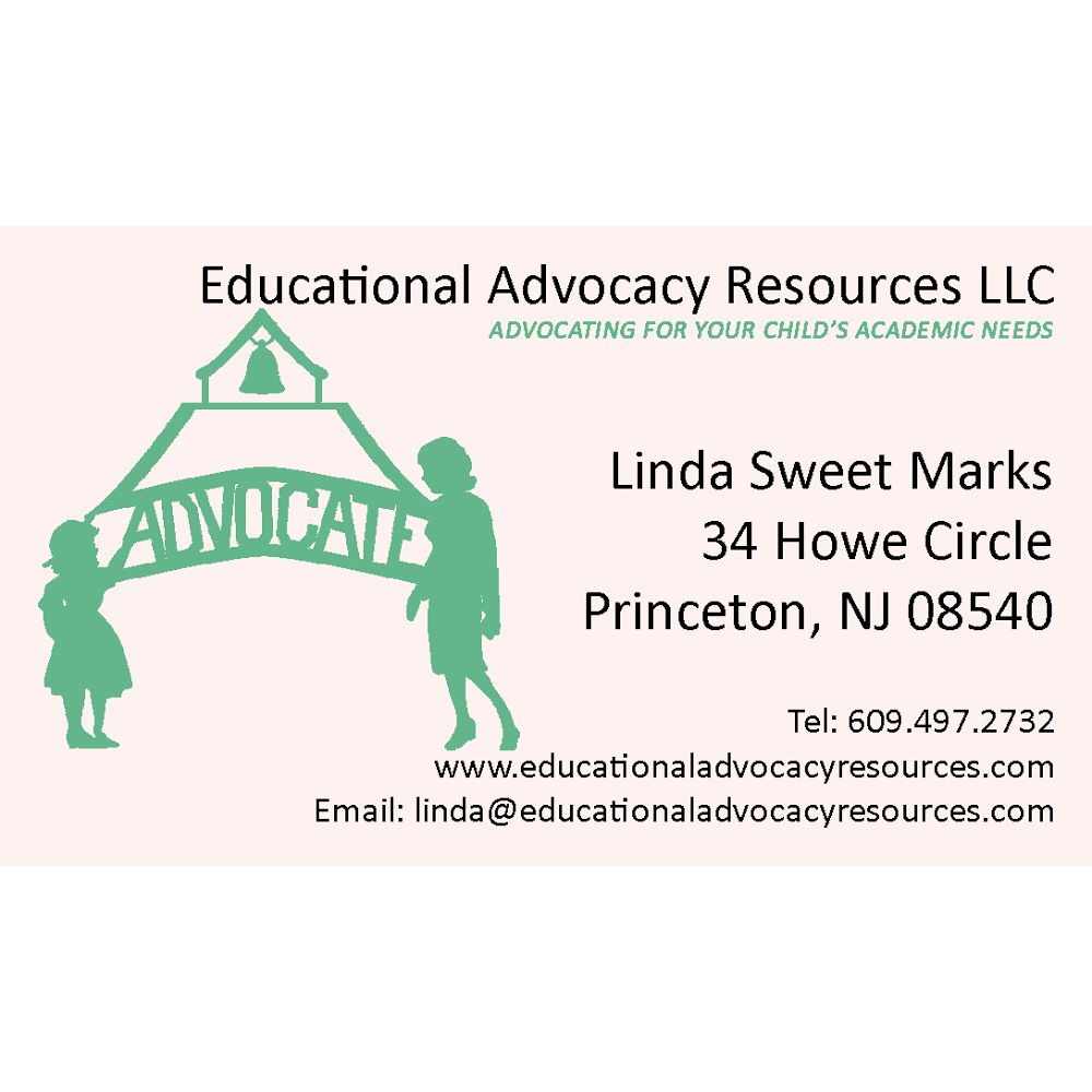 Educational Advocacy Resources LLC: Linda Sweet Marks | 34 Howe Cir, Princeton, NJ 08540 | Phone: (609) 497-2732