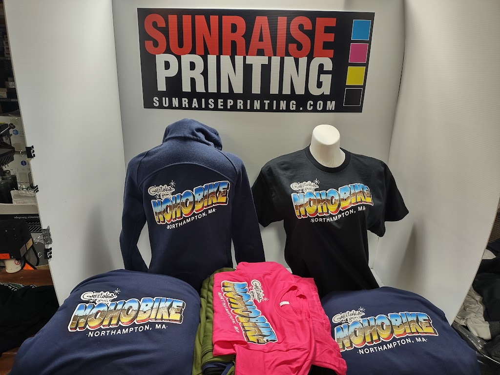Sunraise Printing | 322 Russell St, Hadley, MA 01035 | Phone: (413) 586-7133