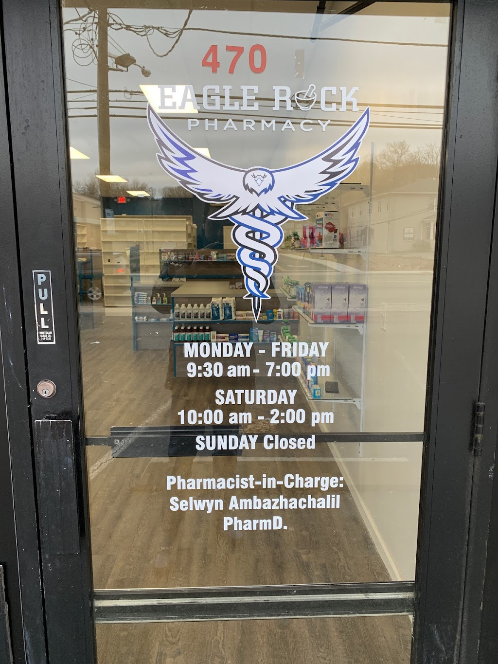 Eagle Rock Pharmacy | 470 Pleasant Valley Way, West Orange, NJ 07052 | Phone: (973) 500-4430