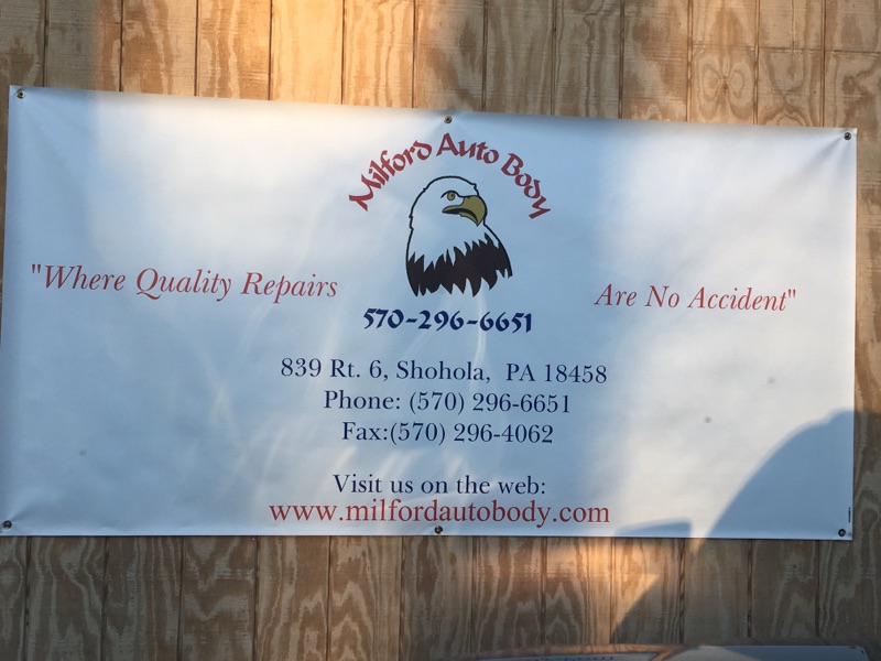 Milford Auto Body | 839 US-6, Shohola, PA 18458 | Phone: (570) 296-6651
