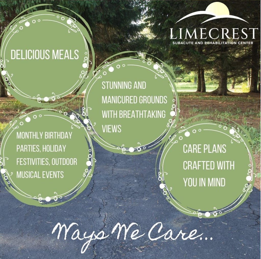 Limecrest Subacute and Rehabilitation Center | 1 Obrien Ln, Lafayette, NJ 07848 | Phone: (973) 363-9100