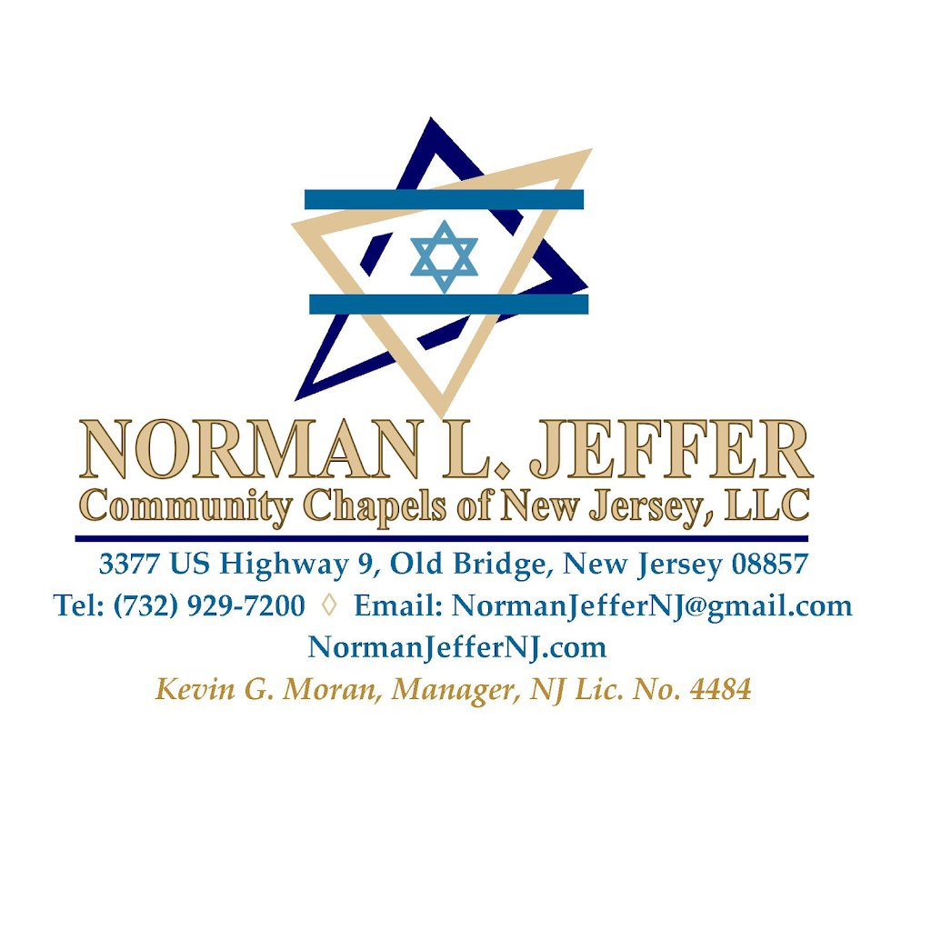Norman L. Jeffer Community Chapels of New Jersey | 3377 US-9, Old Bridge, NJ 08857 | Phone: (732) 929-7200