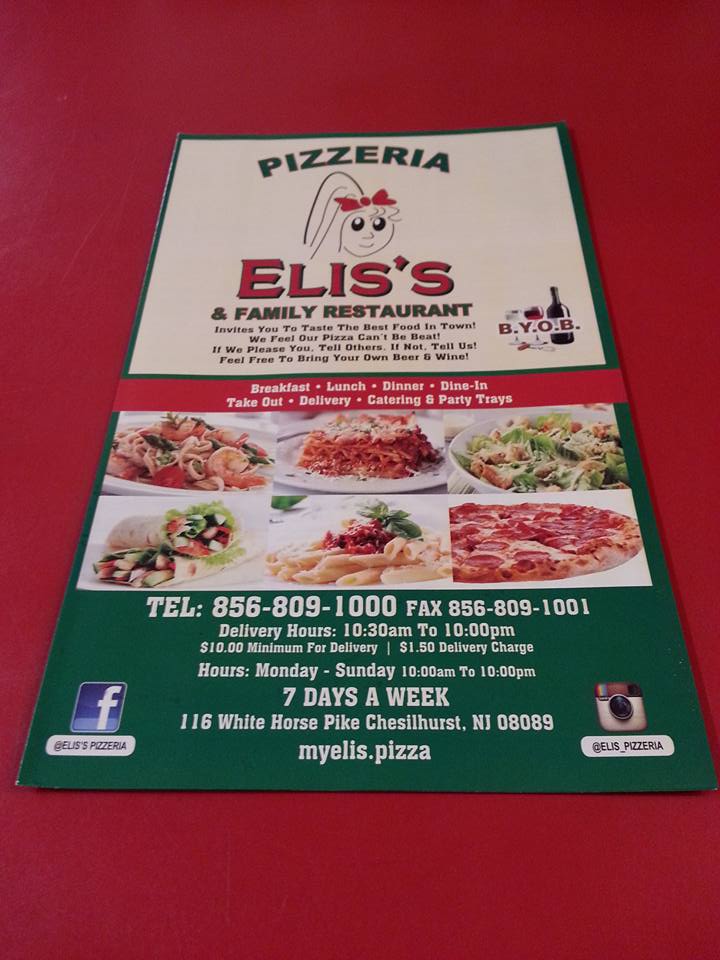Eliss Pizzeria & Family Restaurant | 116 White Horse Pike, Chesilhurst, NJ 08089 | Phone: (856) 809-1000