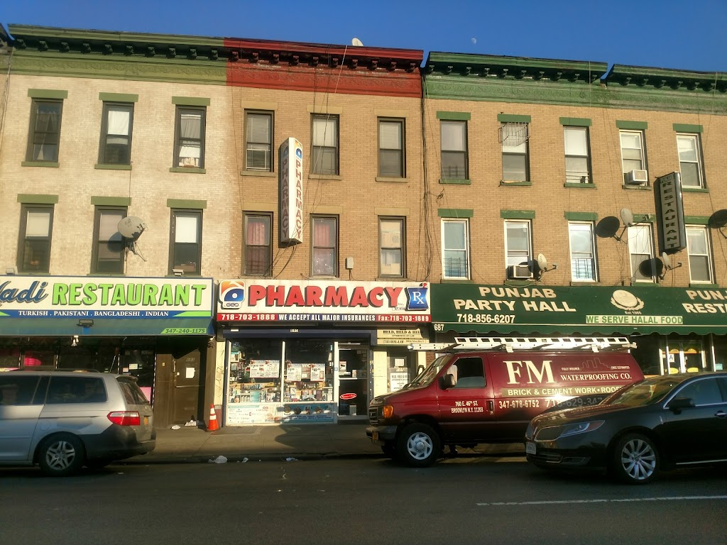 Geo Pharmacy | 685 Coney Island Ave, Brooklyn, NY 11218 | Phone: (718) 703-1888