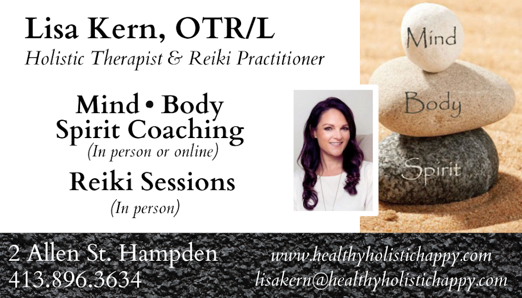 Lisa Kern - Holistic Therapist & Reiki Practitioner | Hampden Professional Building, 2 Allen St, Hampden, MA 01036 | Phone: (413) 896-3634