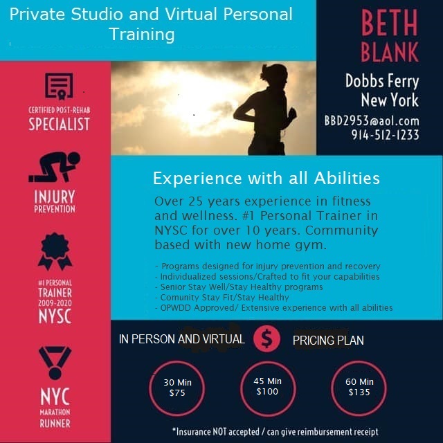 Beths Transformative Training | 89 Northfield Ave, Dobbs Ferry, NY 10522 | Phone: (914) 512-1233