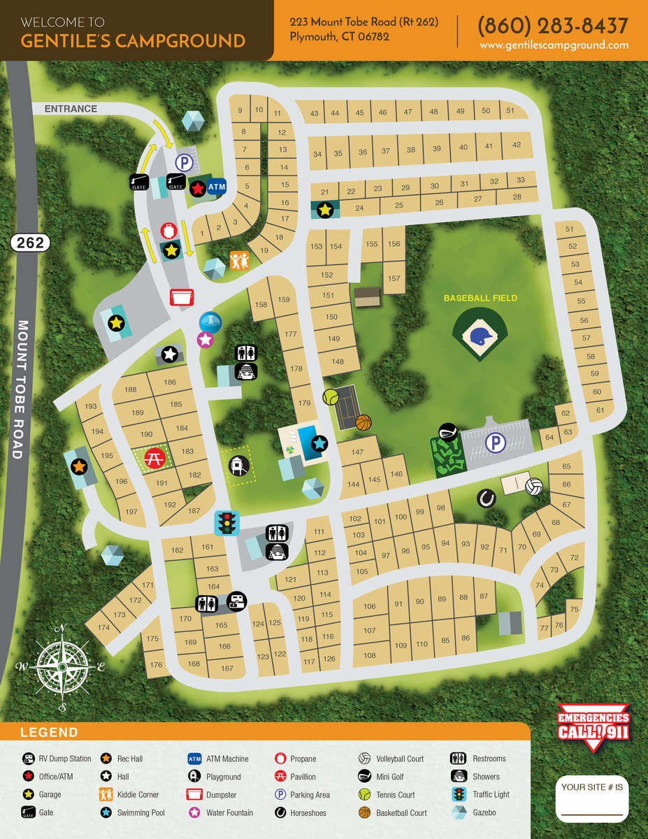 Gentiles Campground | 223 Mt Tobe Rd, Plymouth, CT 06782 | Phone: (860) 283-8437