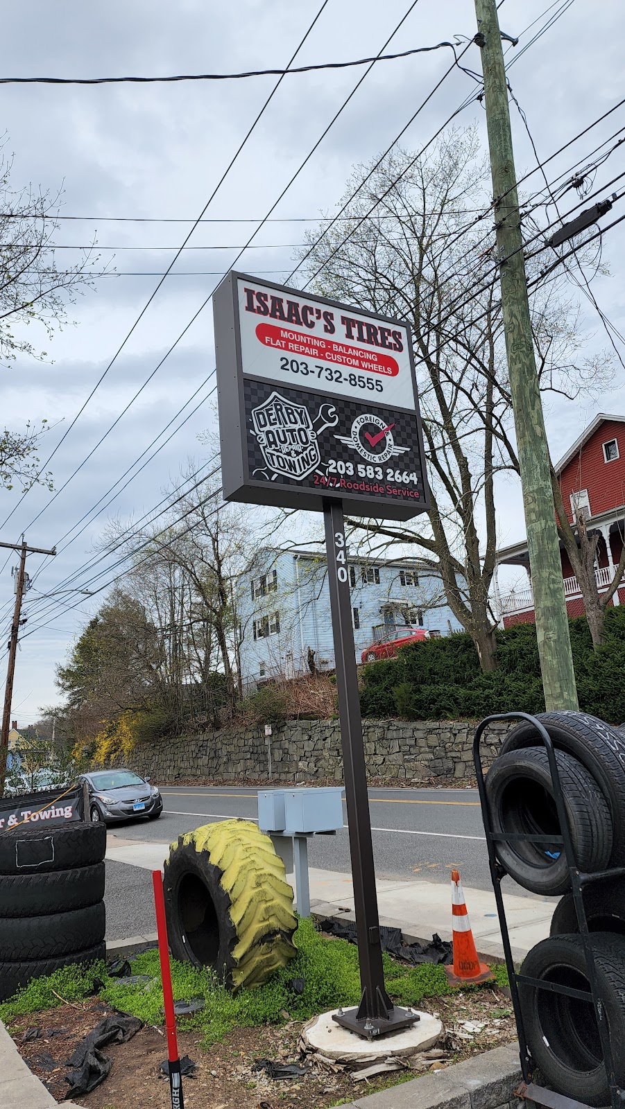 Isaacs tires | 340 Derby Ave, Derby, CT 06418 | Phone: (203) 732-8555