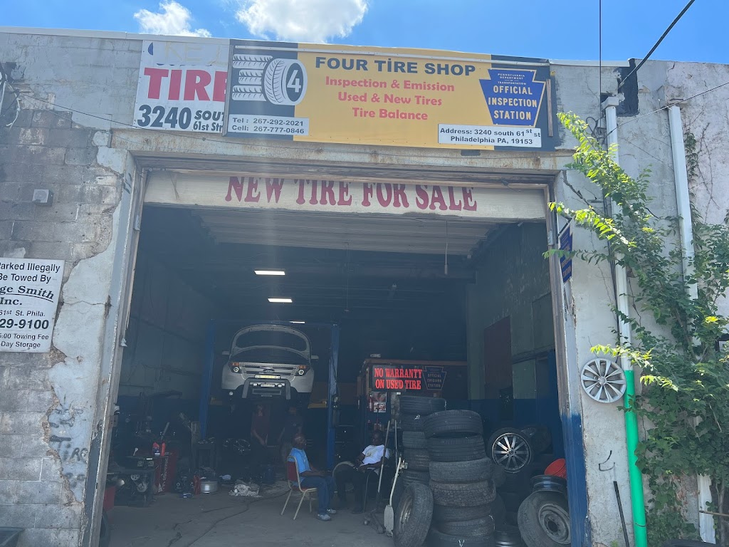 Four Tire Shop | 3240 S 61st St, Philadelphia, PA 19153 | Phone: (267) 777-0846