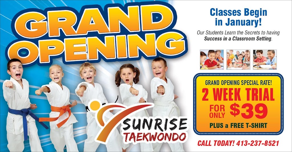 Sunrise Taekwondo & Afterschool | 1599 Memorial Dr, Chicopee, MA 01020 | Phone: (413) 237-8521