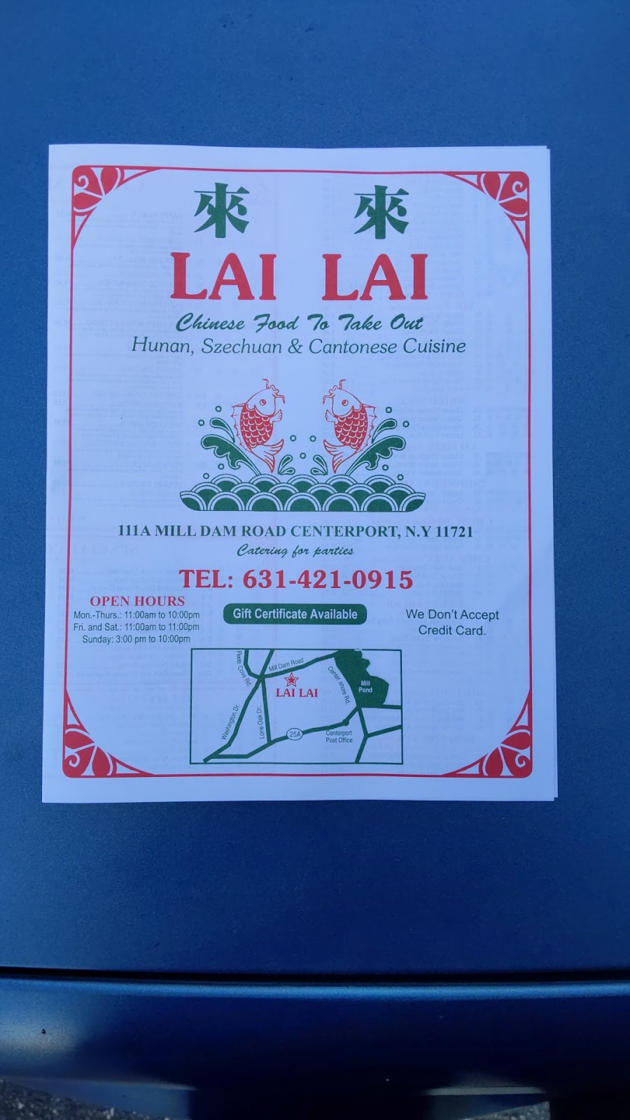 Lai Lai Kitchen | 111 Mill Dam Rd A, Centerport, NY 11721 | Phone: (631) 421-0915